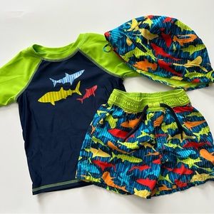 24M Baby Boys Swimsuit Set